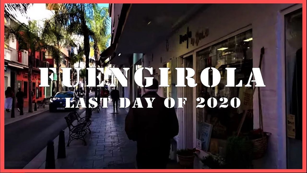 Fuengirola Last Day Time walk Paseo Maritimo 2020, Costa Del Sol, Spain, Spania, Espanja, Spanien