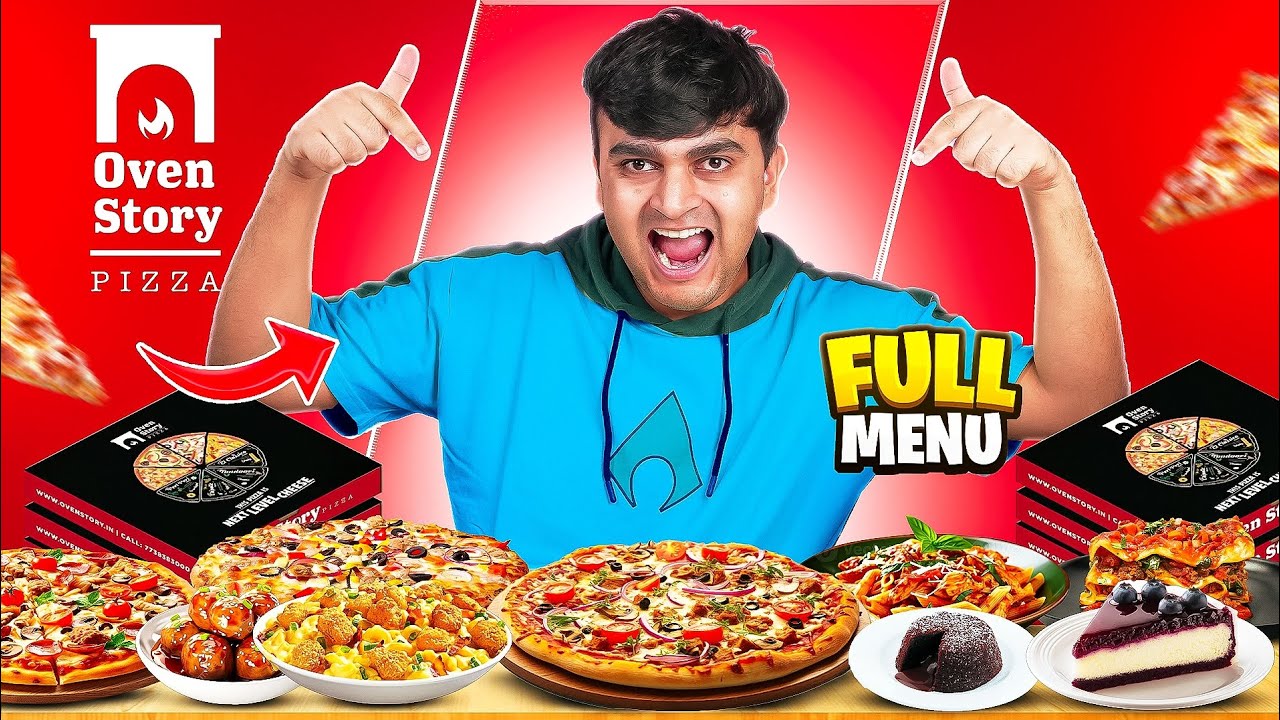 Trying Full Menu of Ovenstory Pizza