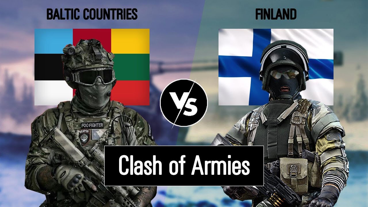 Baltic Countries vs Finland Military Power Comparison (Army / Military Power Comparison)