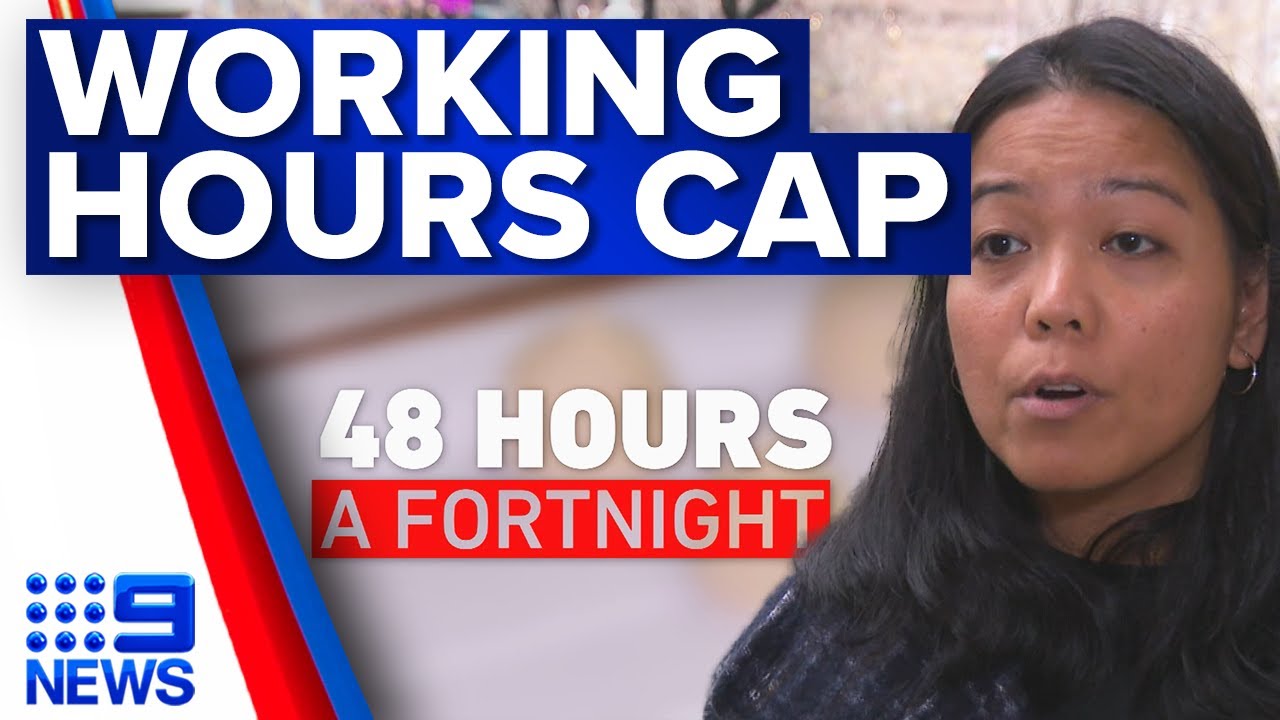International students rallying against working hours cap | 9 News Australia