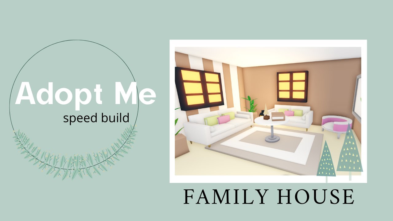 🌷 Sweet Family Home| Adopt Me Speed Build 🌷