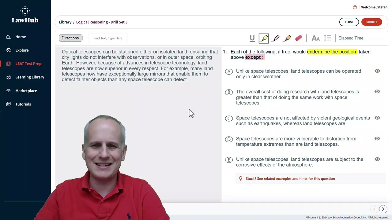 How to Address a LSAT Logical Reasoning 