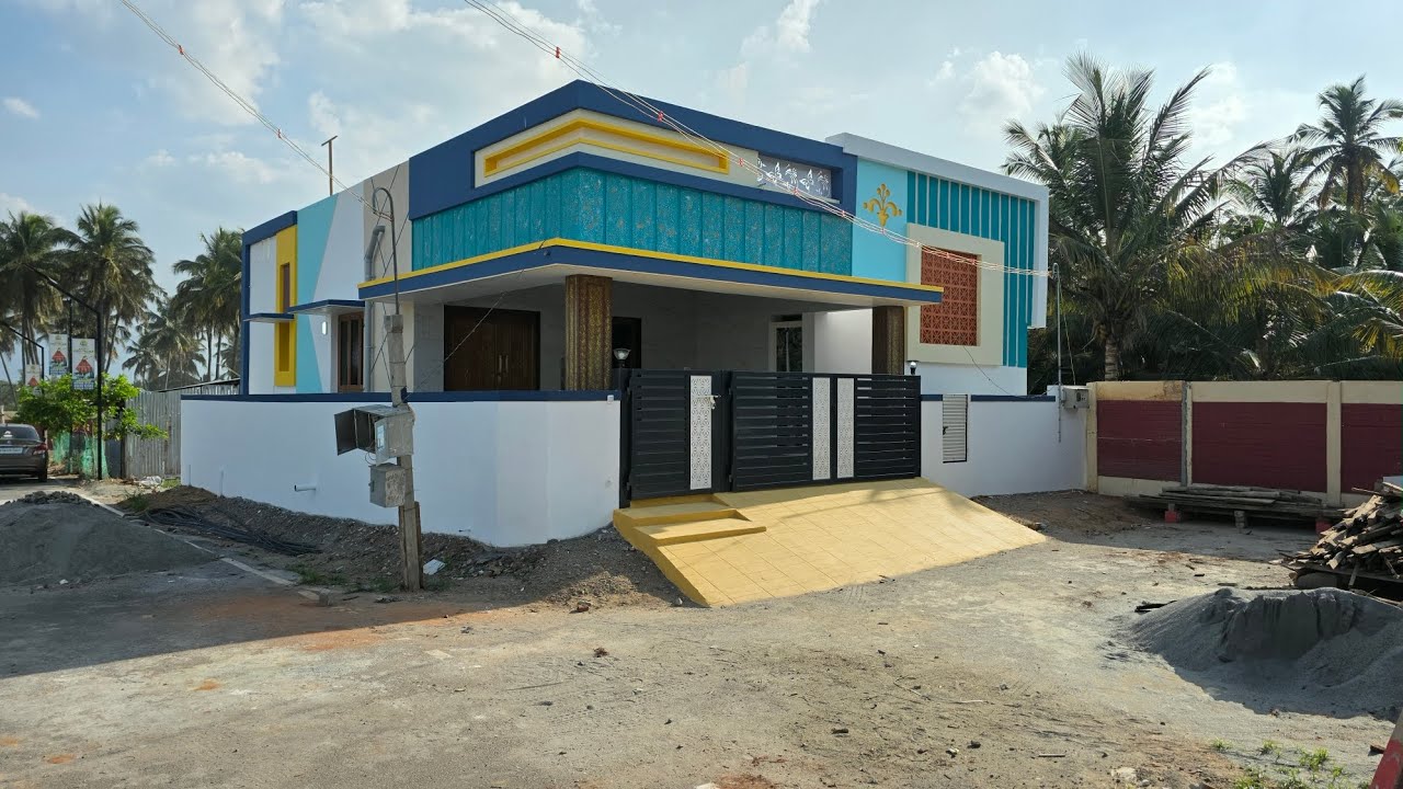 3.5 சென்டில், வடக்கு பார்த்த கார்னர் 📞8838172988 | 2BHK தனி வீடு |33 Feet Road #pollachi udumalai rd