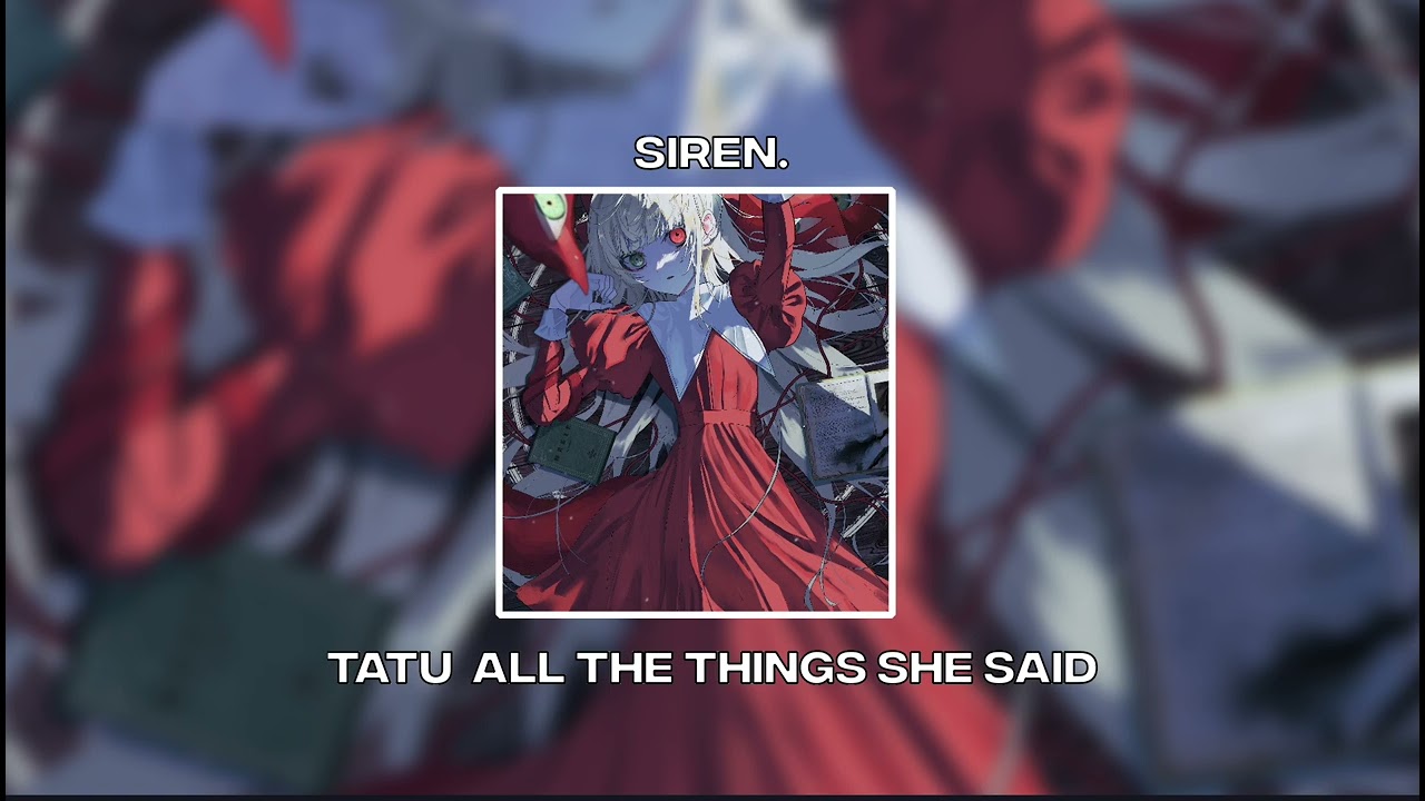 tATu  All The Things She Said Violet Orlandi ft Halocene COVER [SPED UP + REVERB]