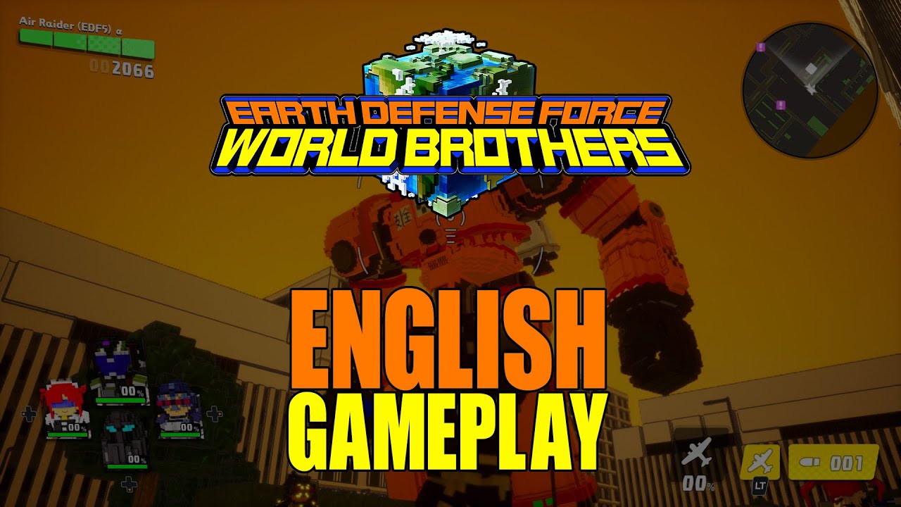EARTH DEFENSE FORCE: WORLD BROTHERS English Gameplay Demo