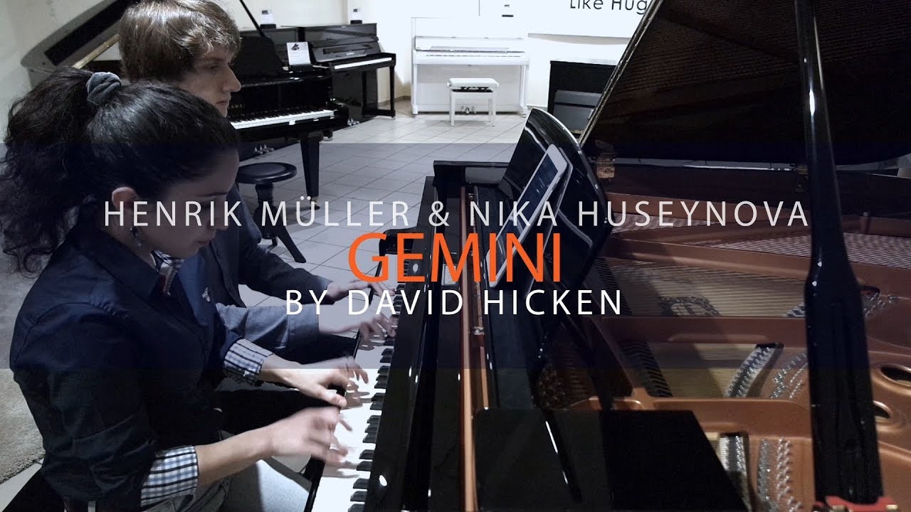 Gemini Piano Duet performed by Talented Student Henrik Müller