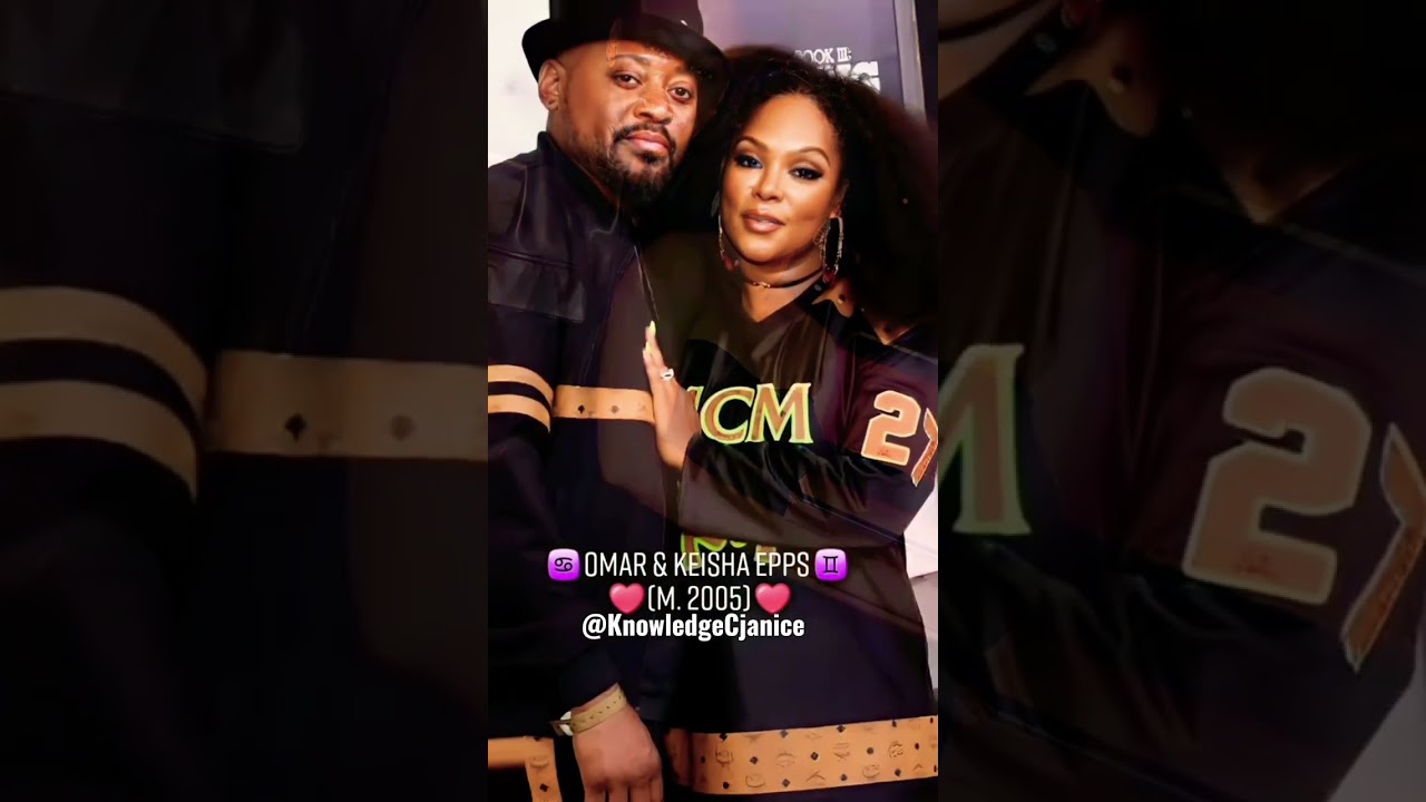 &hearts;️Celebrity Marriages... Juice Actor Omar Epps & Total Singer Keisha Epps Marriage Transformation
