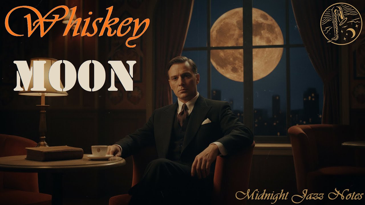 Midnight Jazz Notes - Whiskey Moon (Lyrics in Description)