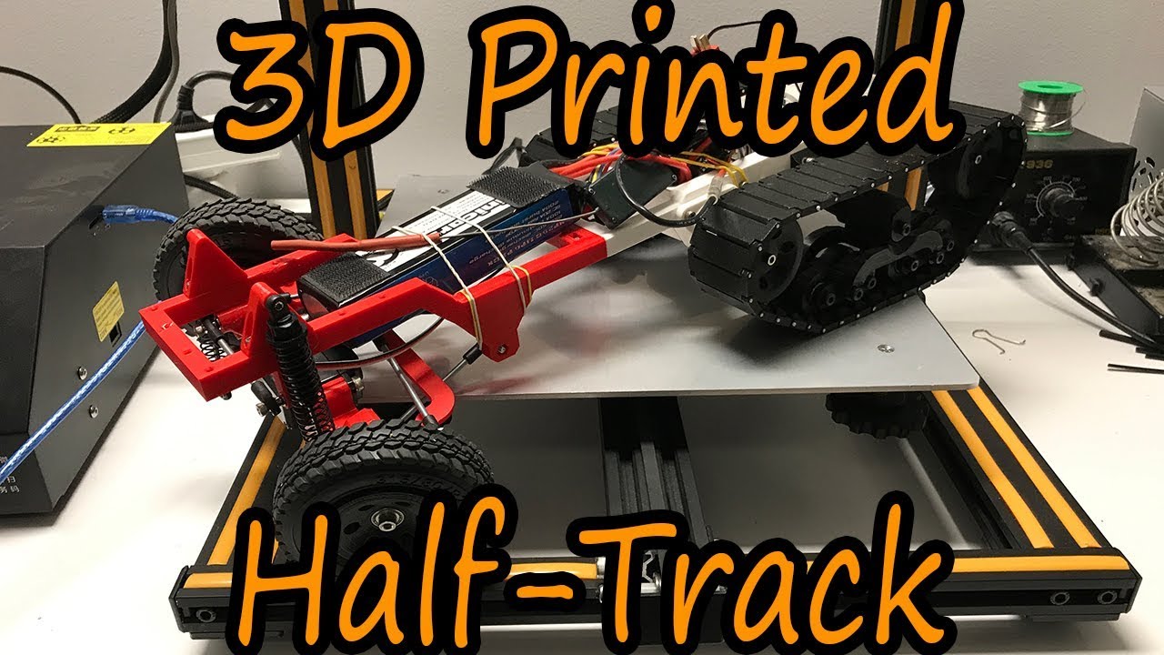 3D Printed RC Half-track