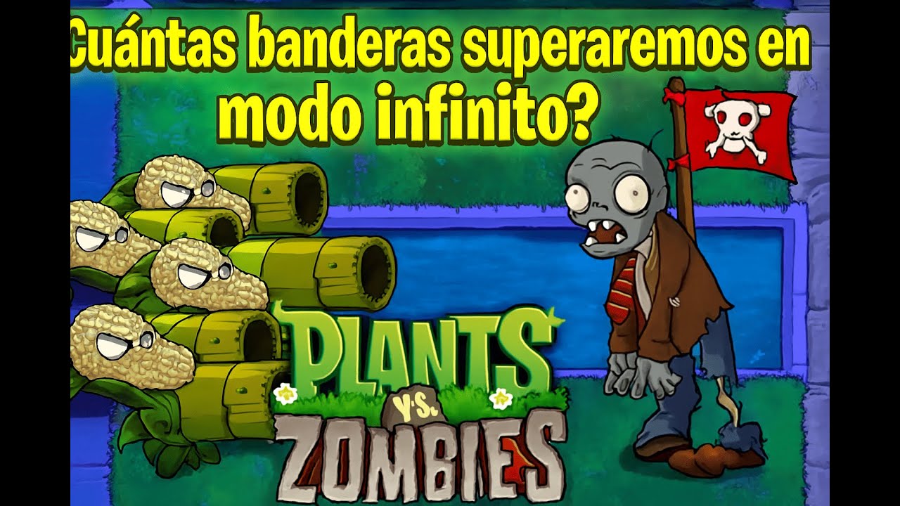 PLANTAS VS ZOMBIES: ¡SUPERVIVENCIA INFINITA! ¿CUÁNTAS BANDERAS SUPERAREMOS?