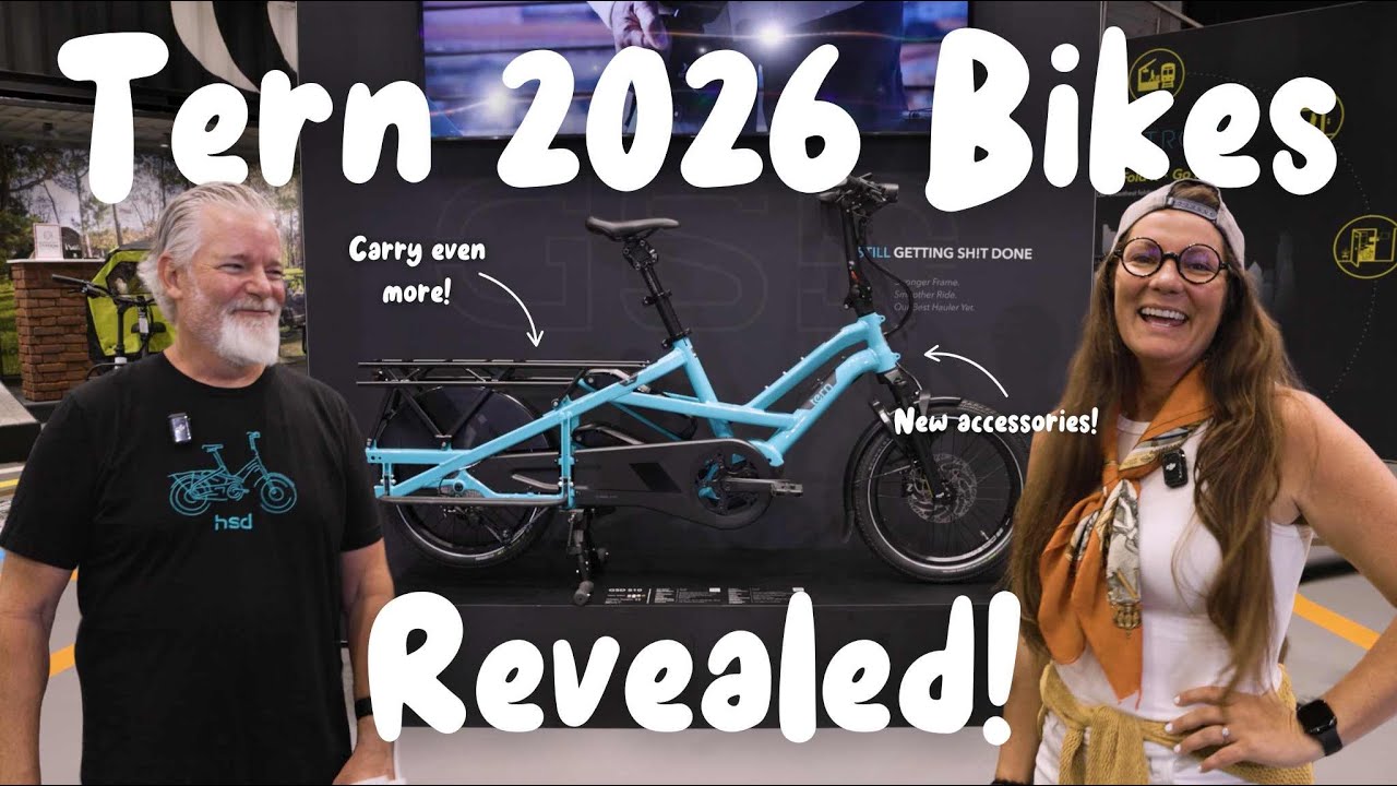 Tern’s 2026 Lineup Is Here! GSD Gen 3, New Accessories, Dog Gear & More | Eurobike Sneak Peek