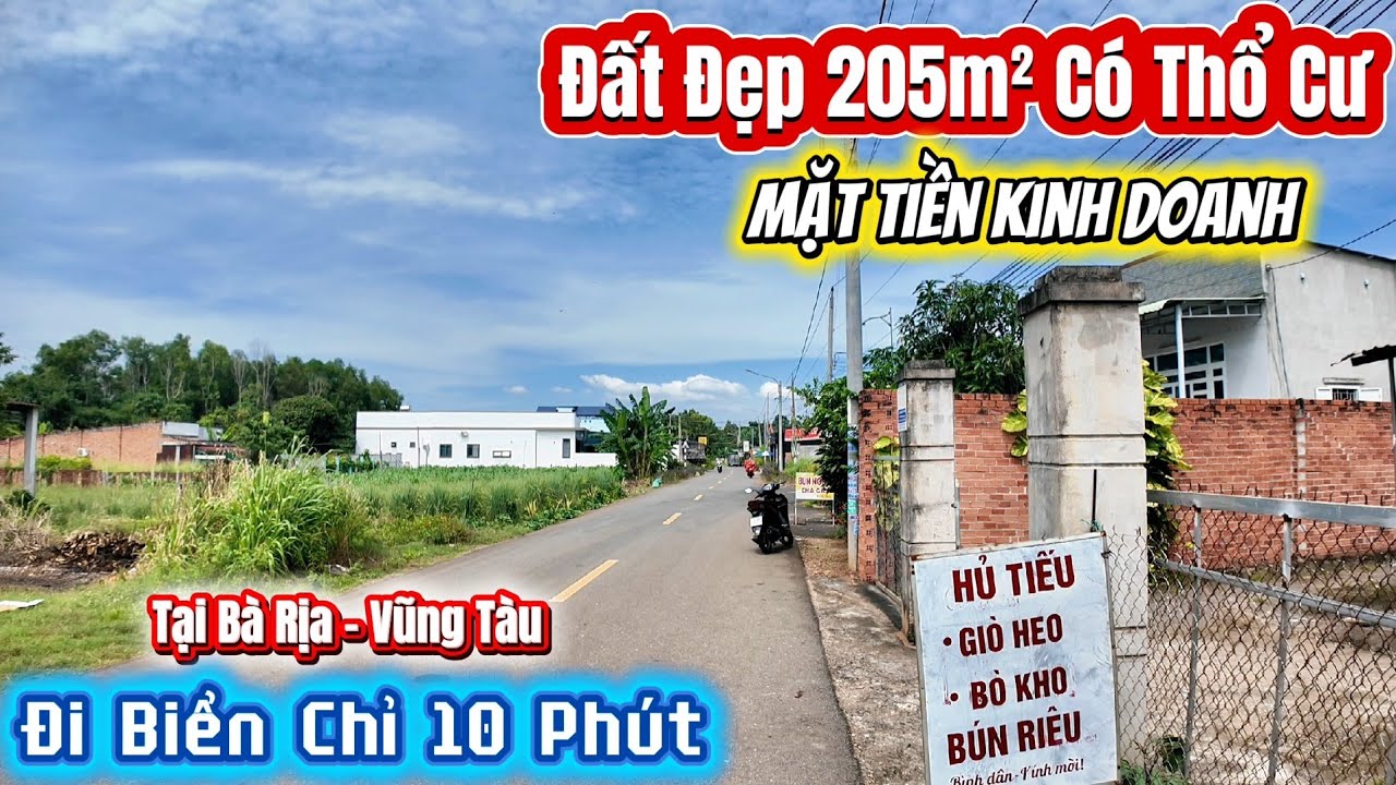 Cần Bán Mảnh Đất 205m² Rất Đẹp Mặt Tiền Kinh Doanh Buôn Bán Giá Chỉ 1 Tỷ 700 #batdongsan #nhadat