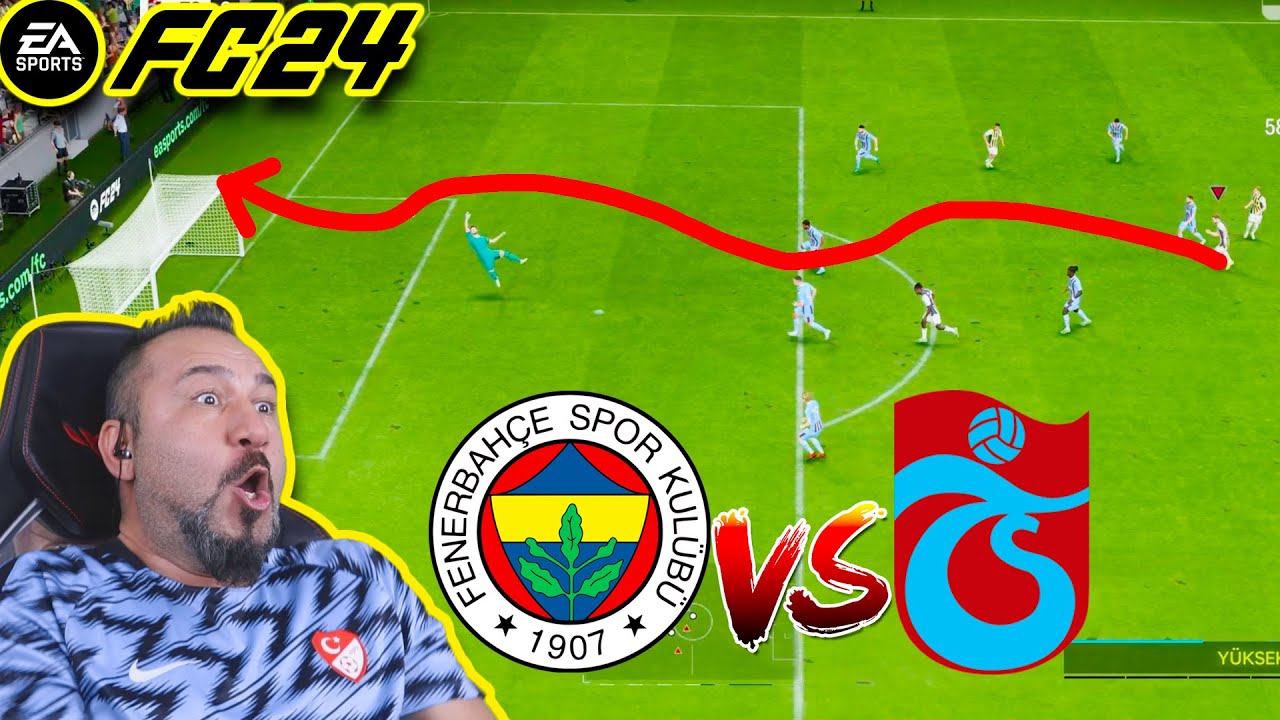 31 METRE FÜZE GOL! | FENERBAHÇE-TRABZONSPOR DERBİSİ EA FC 24