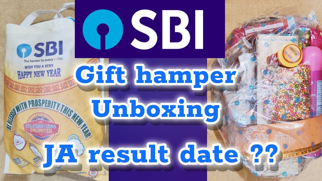 SBI GIFT HAMPER UNBOXING💙SBI JA RESULT UPDATE 🤞