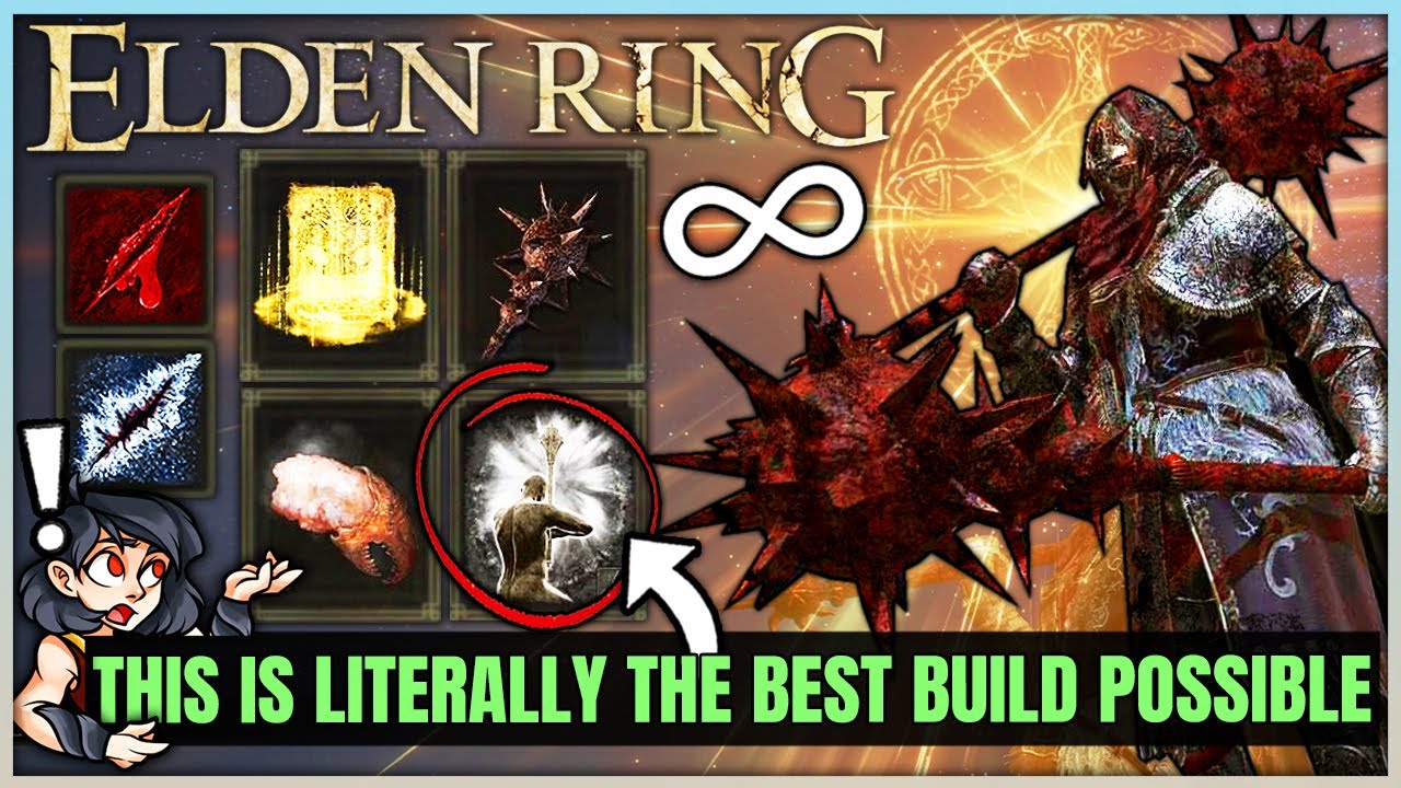 This New Best Build in Game is BROKEN OP - Insane Damage & No More Rolling or Flasks - Elden Ring!