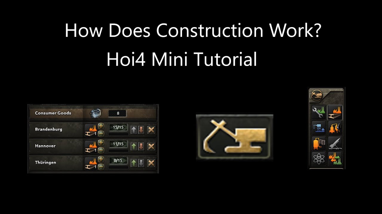 Everything you need to know about Construction in Hoi4 | Hoi4 Mini Tutorial