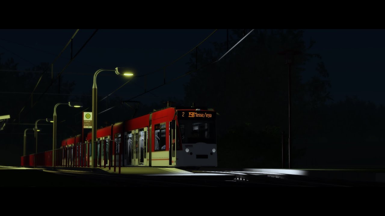 Roblox  ÖPNV Simulator.Linie 2 von Wiesenhügel nach Domplatz mit der Combino Basic CB