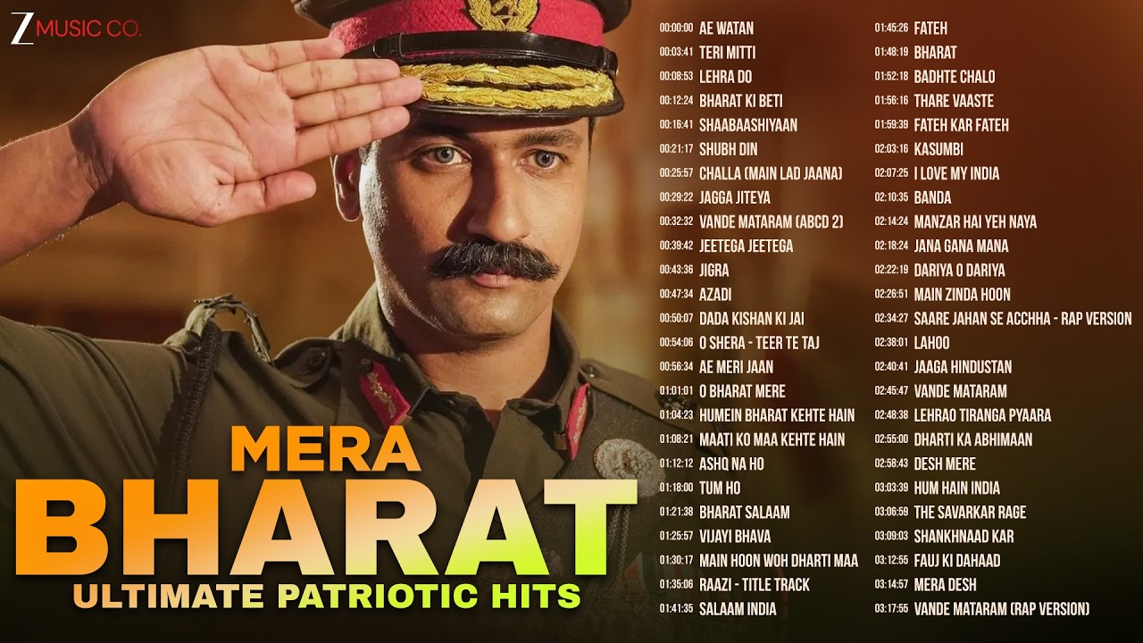 Mera Bharat - Ultimate Patriotic Hits 🇮🇳 | Independence Day Special | Teri Mitti, Ae Watan, Lehra Do