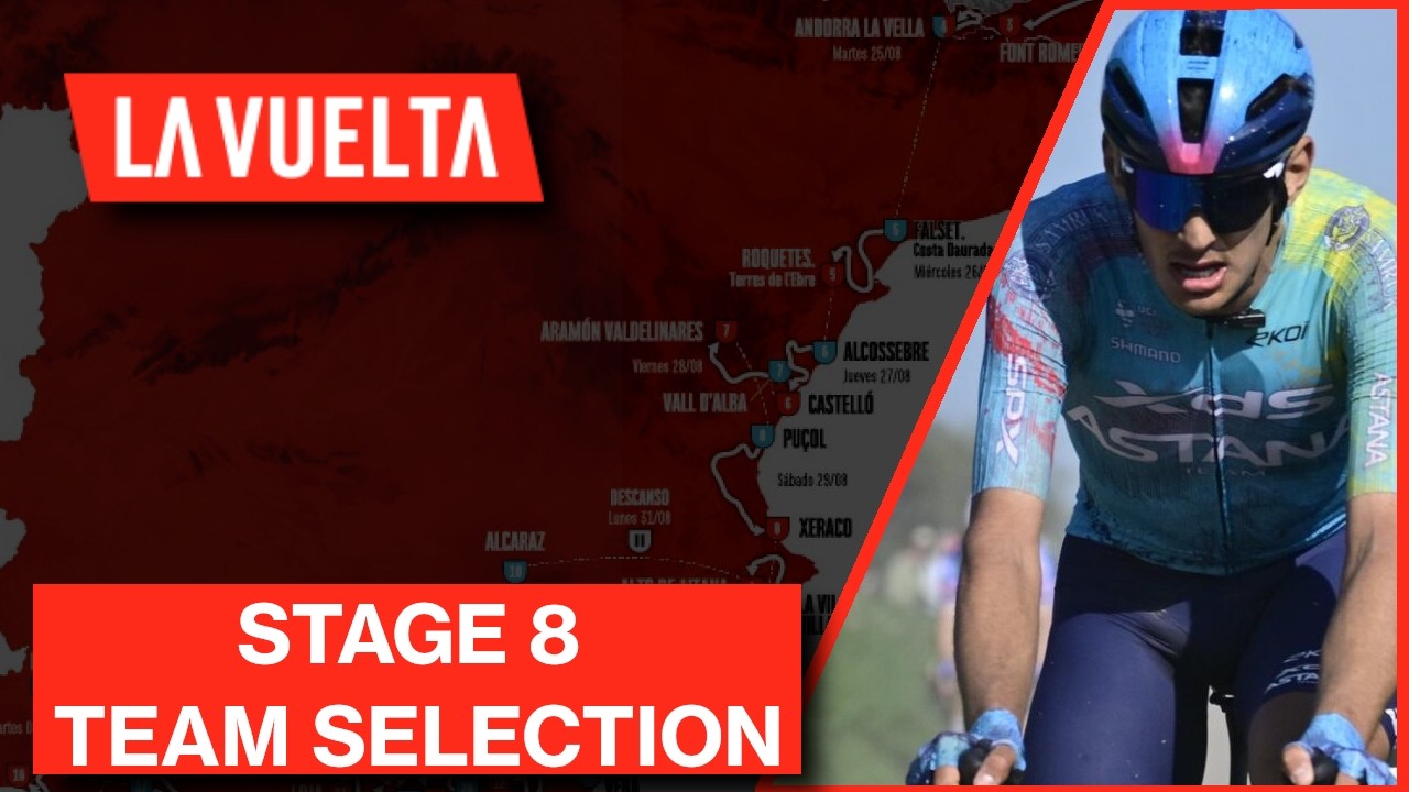 LA VUELTA FANTASY BY TISSOT 2026 | SPORZA VUELTA MANAGER | STAGE 8 TEAM SELECTION