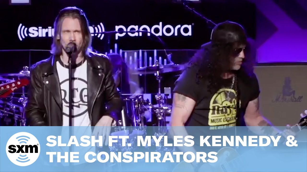 Slash feat. Myles Kennedy & The Conspirators - Driving Rain | LIVE Performance  | SiriusXM