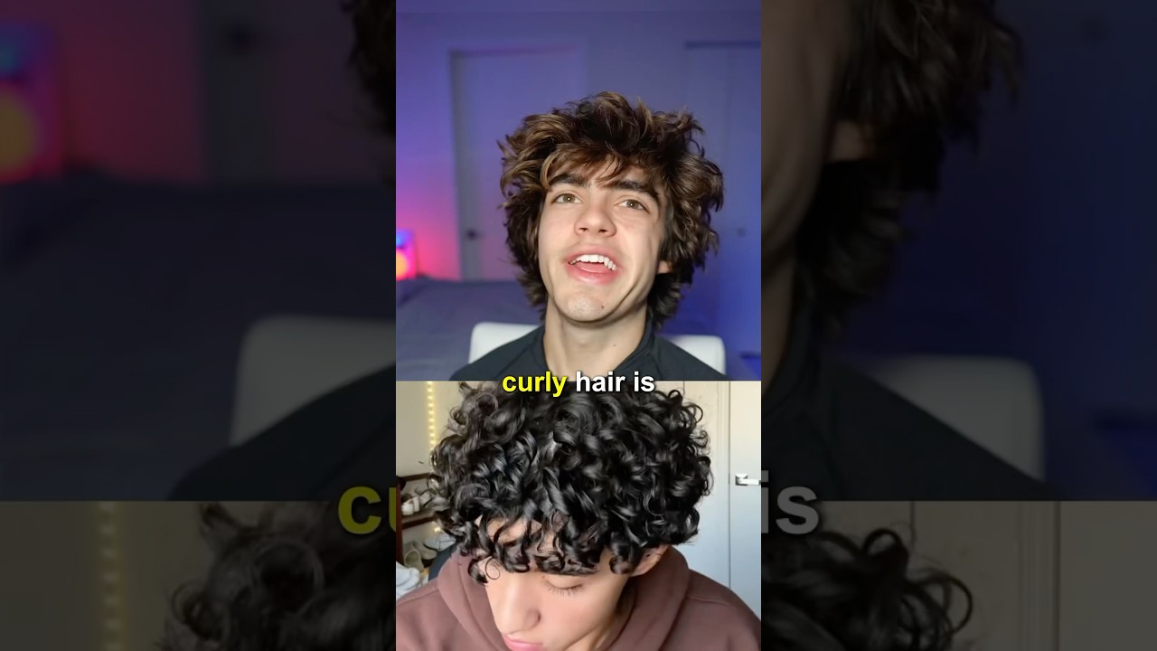 The 3 types of curly hair 😱