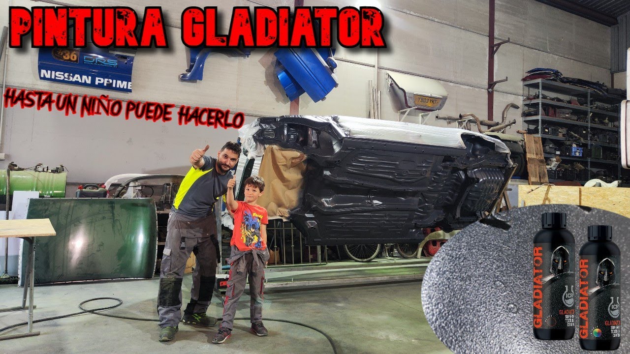 💨 ASÍ,  se PINTA con la PINTURA GLADIATOR 😲