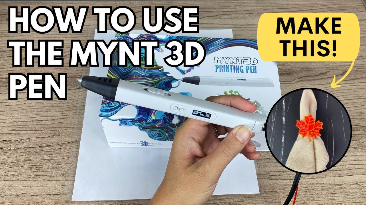 Как использовать ручку MYNT 3D Pro Pen