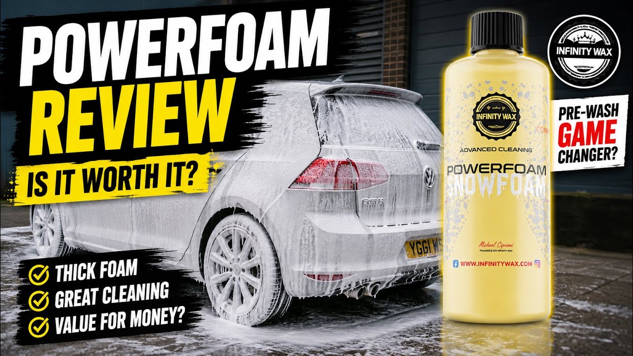 Is Infinity Wax Powerfoam Worth It? Full Snowfoam Review #car #detailing #snowfoam
