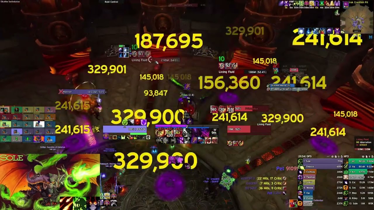 Affliction Warlock  Vs Primordius