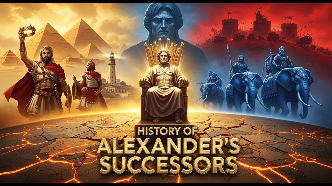 Fall Asleep to the ENTIRE History of Alexander&rsquo;s Successors | Diadochi | Hellenistic kingdoms |