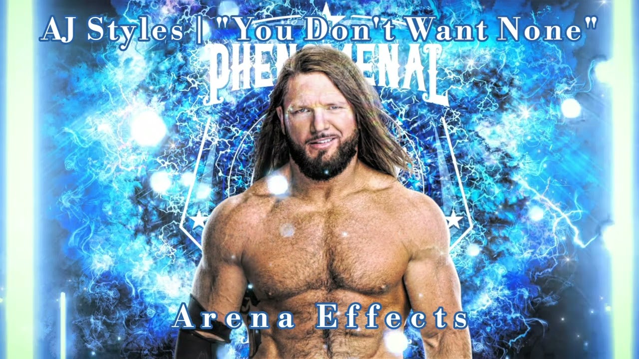 [WWE] AJ Styles New Theme Arena Effects | 