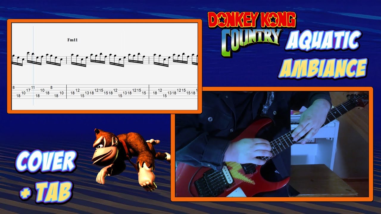 Aquatic Ambiance COVER + TAB (Donkey Kong Country)