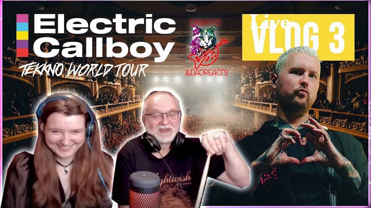 Electric Callboy - VLOG 3 TEKKNO WORLD TOUR EUROPE (Dad&DaughterFirstReaction)