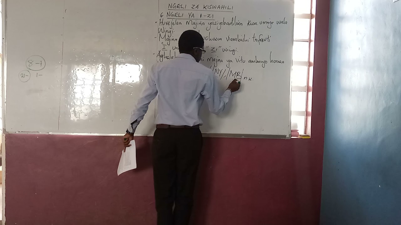 NGELI YA I-ZI NA PA-KU-MU