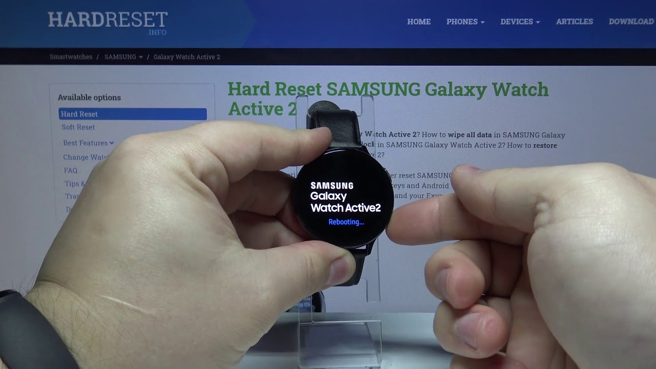 Как сбросить настройки до заводских на SAMSUNG Galaxy Watch Active 2 — восстановить настройки по ...
