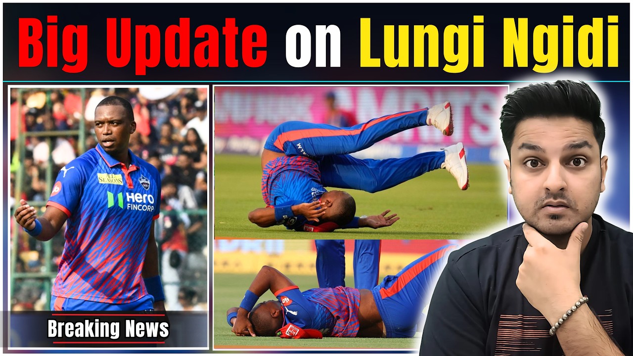 Breaking: Latest Update on LUNGI NGIDI | DC vs PBKS Lungi Ngidi Injury Update