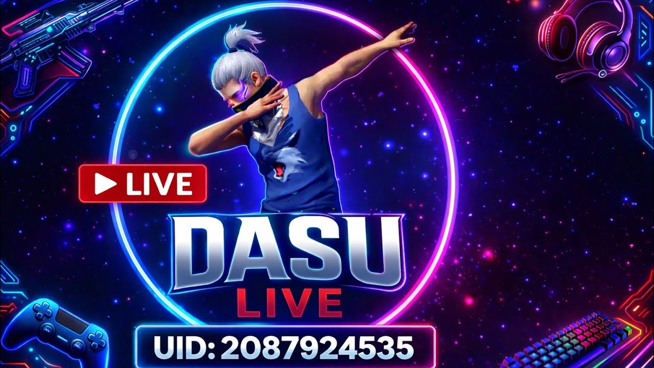 Free Fire MAX Live 🔥 UID Check + Crazy Reaction | DASU LIVE