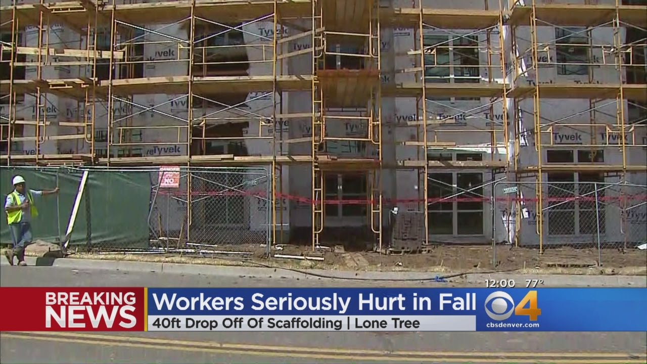 2 Construction Workers Fall 40 Feet At Work Site