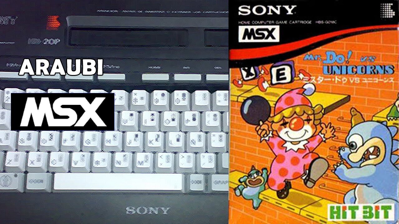 Mr. Do! vs Unicorns (Nippon Columbia, 1984) MSX [308] Walkthrough