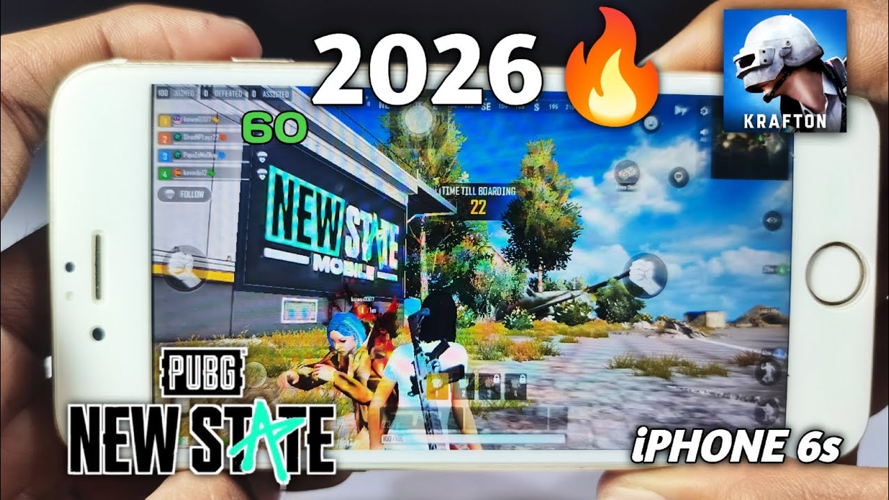 iPhone 6s test game PUBG New State | new state gameplay 2026
