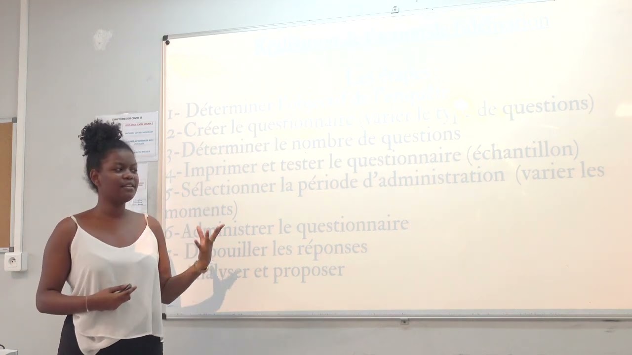 Présentation de l'oral E33 Bac pro MCV