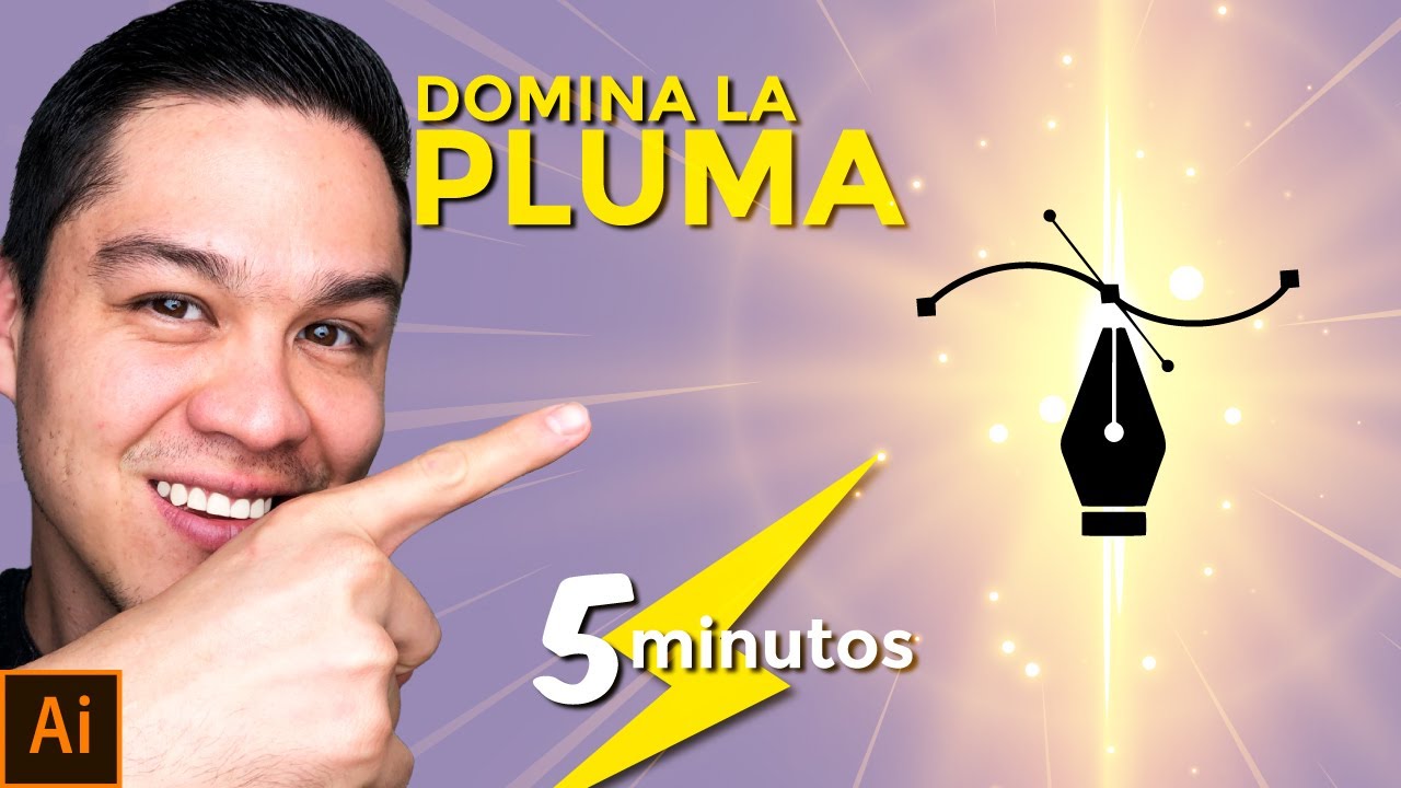 ✔️Cómo USAR la HERRAMIENTA PLUMA en ILLUSTRATOR | Domínala FÁCIL y RÁPIDO