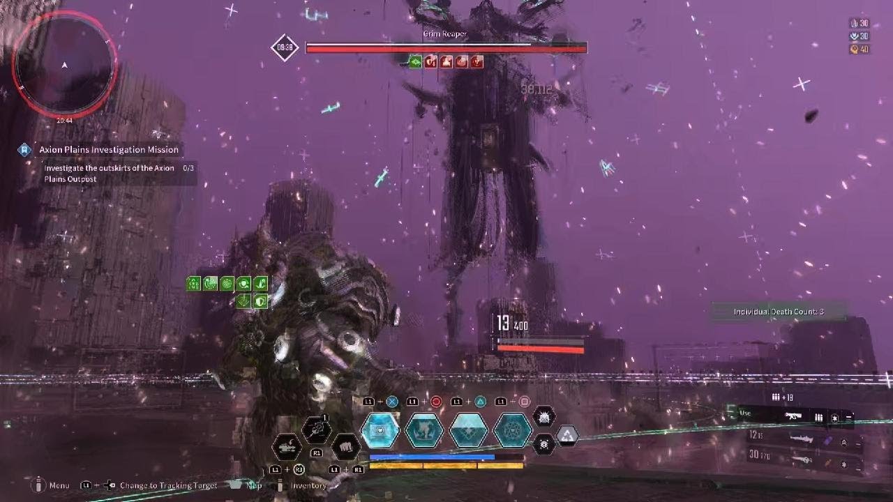 The First Descendant_ Ajax and Thunder Cage Combo/ Destroyed Grim Reaper with Lightning speed