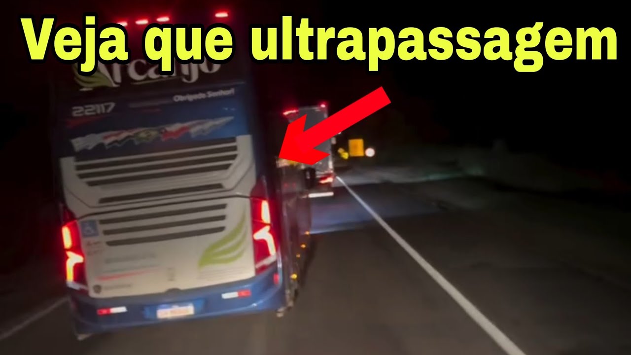 Veja a ultrapassagem desse motorista de &ocirc;nibus na BR-116, esse &eacute; qualificado