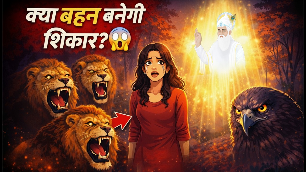 ये लड़की शेरों के बीच कैसे जिंदा है? 🦁🔥 | काल चक्र की अद्भुत कथा | 2D Animation