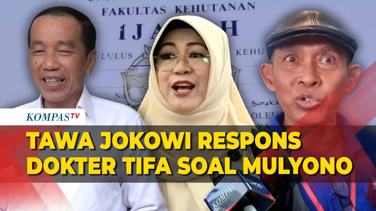 Tawa Jokowi Respons Dokter Tifa Terkait Rekan Kuliah Bernama Mulyono