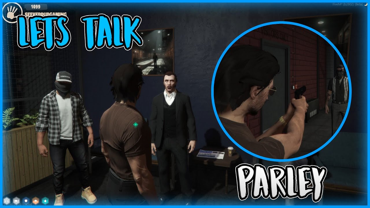 Luciano & The Manor Parley At The Prison & Remind Zetark of Red Dead RP | Nopixel GTARP