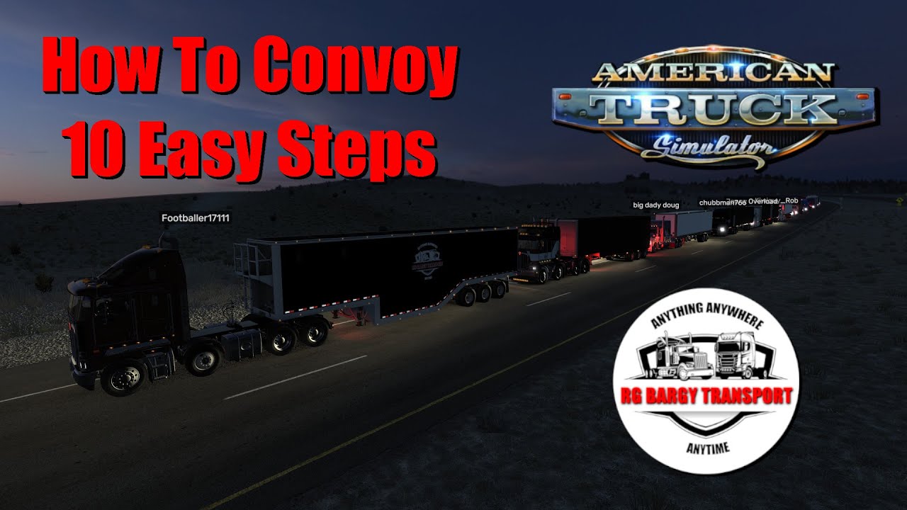 10 Easy Steps - Setup  Game for Convoys American Truck Simulator