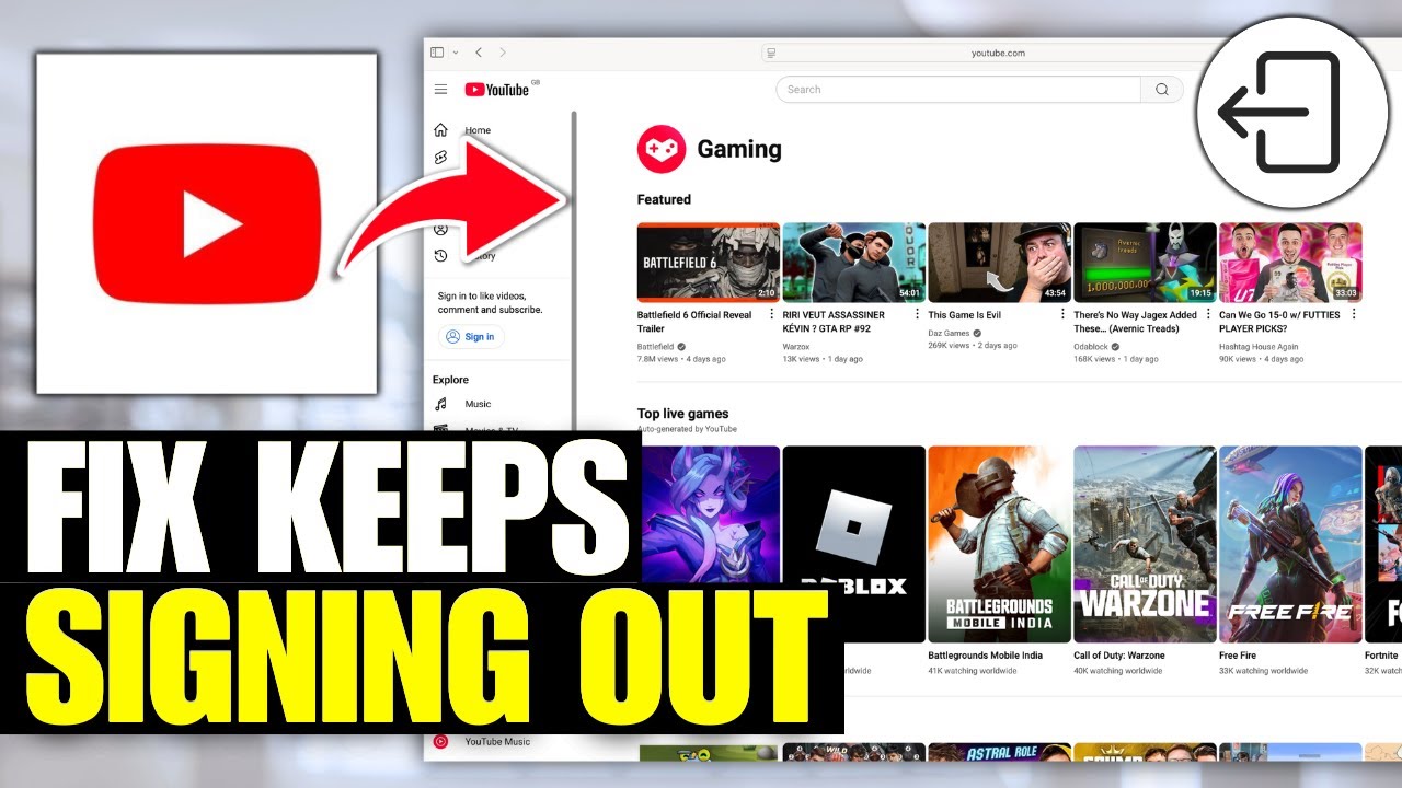 How To Fix YouTube Keeps Signing Out (Full Guide)