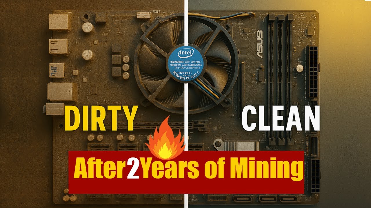 “Extreme Motherboard Cleaning After 2 Years of Mining | Safe & Professional Guide”